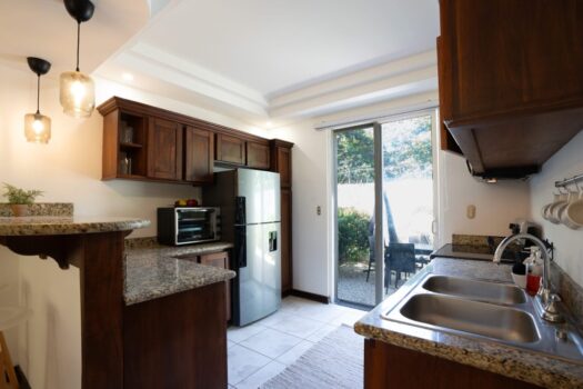 JUST RENOVATED! PRIVATE CORNER CONDO IN A QUIET AREA OF TAMARINDO – WALK TO EVERYTHING!