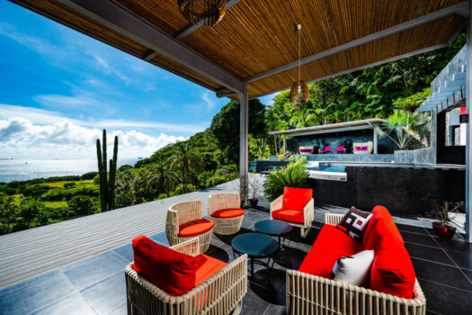 OCEAN VIEW MODERN HOUSE ABOVE PLAYAS PENCA & PRIETA – POTRERO