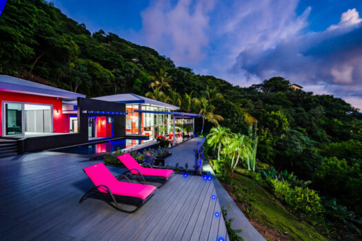 OCEAN VIEW MODERN HOUSE ABOVE PLAYAS PENCA & PRIETA – POTRERO