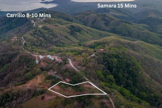 Ocean View Mixed Used with 2 Building Pads in Playa Carrilo – close to Samara